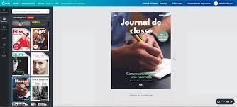 Le journal est une situation authentique de communication car les èléves écrivent pour être lus. Creez Un Journal De Classe Gratuitement En Ligne Canva