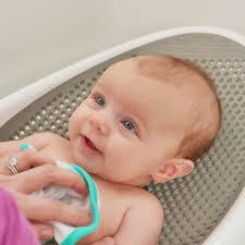 You are supposed to fill up the bathtub and then use the bath water to bathe the infant resting in the support, which seems both wasteful (baby only needs a few cups of water poured over her) and unsanitary unless you plan to disinfect the tub before every baby bath. Angelcare Bath Support Grey Online