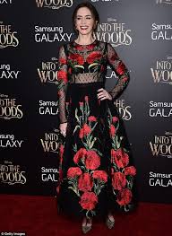 Into the woods is a modern twist on the beloved brothers grimm fairy tales, intertwining the plots of a few choice stories and exploring the consequences of the characters' wishes and quests. Emily Blunt In Floral Frock At Nyc Premiere Of Into The Woods Daily Mail Online