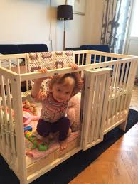 Ikea Gulliver Crib With Baby S Door Ikea Hackers Baby Cribs Ikea Crib Ikea Baby