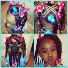 The kids with such hair quality and length are truly blessed but managing such hair along with maintaining a unique and stylish look, they need a specially sorted hairstyle. Wow That X Part Is Neat Ponytails With Twists African American Little Girl Hairstyle Toddler Hairstyles Girl Little Girl Ponytails Lil Girl Hairstyles