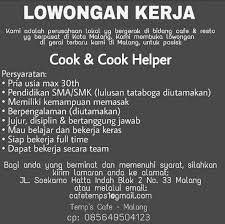Aku adalah seorang guru di sebuah sma negeri di kota kecil di pinggiran jawa timur. Lowongan Kerja Cafe Like And Share