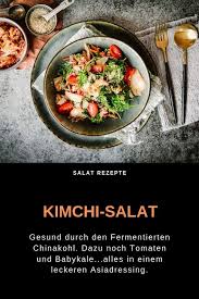 Kimchi Salat Mit Sesam Und Baby Kale Kochen Macht Glucklich Kimchi Salat Mit Rezepte