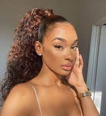 Hairstyles For Black Women Hairstyles For Black Women Curly Hair Styles Natural Hair Styles Weave Ponytail Hairstyles