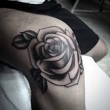 A flower tattoo can look equally as impressive in colour or black and white ink, as this design shows. Black And White Flower Tattoos Tattooimages Biz