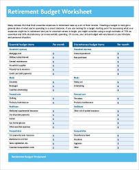 Retirement Budget Worksheet Simple Monthly Budget Template Simple Monthly Budget Template An Budgeting Worksheets Monthly Budget Template Retirement Budget