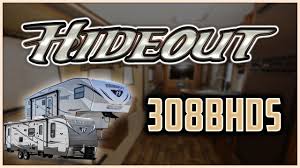 2022 forest river rockwood ultra lite 2442bs. 2018 Keystone Hideout 308bhds Fifth Wheel Lakeshore Rv Youtube