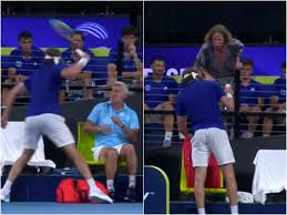 It wasn't easy for us, tsitsipas says of his early steps in the sport. Stefanos Tsitsipas Told Off By Mom After Hitting Dad In Atp Cup Meltdown