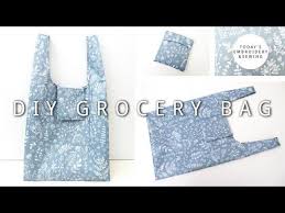 How To Make Shopping Bags That Fold Into A Pouch Reusable Foldable Grocery Bags Pattern In 2020 Reusable Grocery Bags Pattern Shopping Bag Pattern Grocery Bag Pattern