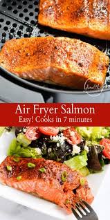 Air Fryer Salmon Easy 7 Minutes Recipe Air Fryer Recipes Healthy Air Fryer Dinner Recipes Recipes