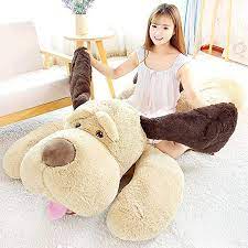 Amazon Com Morismos Puppy Dog Stuffed Animal Soft Plush Dog Pillow Big Plush Toy For Girls Kids Large 55 Inch Toys Plush Dog Dog Stuffed Animal Dog Pillow