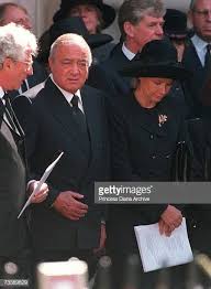 Amongst his business interests are ownership of the english premiership football team fulham football club, hôtel. Mohammed Al Fayed And His Wife Heini Wathen Leaving Westminster Abbey Princess Diana Funeral Diana Funeral Princess Diana Photos