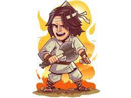 Wiro Sableng Pendekar Kapak Maut Naga Geni 212 Cartoons Vector Art Reference Cute Illustration