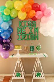 St Patricks Day St Patrick S Day Party Ideas Photo 1 Of 16 St Patrick S Day Decorations Diy St Patricks Day Decor Saint Patricks Party Ideas