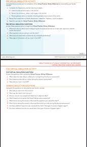Изучайте релизы shirley williamson на discogs. Pre Virtual Simulation Activity Complete These Activities Prior To Completion Of The Virtual Practice Shirley Williamson As Instructed By Your Course Hero