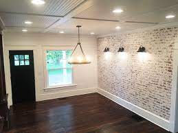 … fireplace creating an entire faux brick wall can be a large project. How To Build A Faux Brick Wall The Restoring House