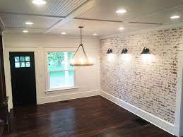 Faux brick accent wall bedroom. How To Build A Faux Brick Wall The Restoring House
