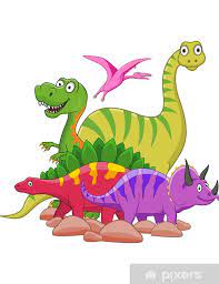 The only humans around are cavemen, who are viewed as pets and wild animals. Aufkleber Dinosaur Cartoon Pixers Wir Leben Um Zu Verandern