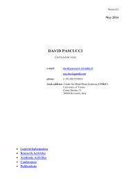 El currículum se redacta con objeto de responder a una oferta de trabajo pero también puede ser espontáneo, es decir se redacta sin la. Student S Cv Universita Degli Studi Di Trento