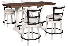 Select one sku description high price low price. Signature Design By Ashley Valebeck 465247985 5 Piece Counter Height Table Set Beck S Furniture Pub Table And Stool Sets