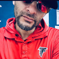 Cobee Bryant reacts after being released by the Atlanta Falcons.