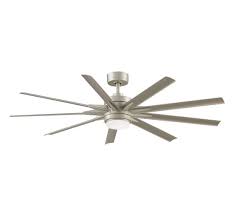 White color changing integrated led brushed nickel ceiling fan with light kit and remote control. 64 Odyn Indoor Outdoor Ceiling Fan Brushed Nickel Pottery Barn