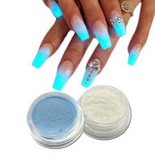 Acrylic nails for beginners and professionals, how long do they last. 6 Color Glow In The Dark Acrylic Powder Fluorescent Effect Luminous Pigment For Nail Glitter Art Buy At A Low Prices On Joom E Commerce Platform