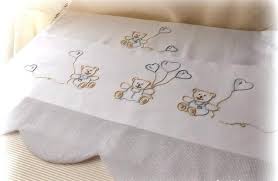 Lenzuolino Per Culla Con Orsetti E Palloncini Etsy Baby Embroidery Baby Sewing Projects Baby Quilts