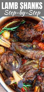 It Doesn T Get Better Than These Fall Apart Tender Lamb Shanks Braised In A Tasty Sauce With R In 2020 Slow Cooked Lamb Shanks Slow Cooker Lamb Lamb Shanks Slow Cooker