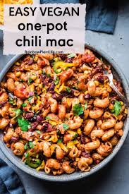 Amazing One Pot Vegan Chili Mac Rainbow Plant Life Recipe Vegan Chili Mac Instant Pot Pasta Recipe Vegan Chili