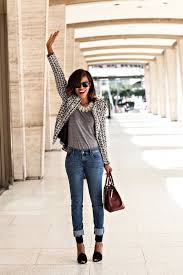 15 Tweed Blazer Styles You Must Love Pretty Designs Business Casual Outfits For Women Business Casual Outfits Business Casual Jeans