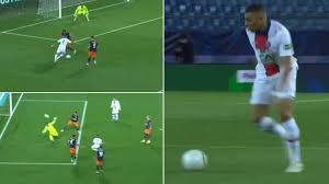 Kylian mbappe had put psg ahead, but montpellier's gaetan laborde equalised. 0dchffhmmz8z1m