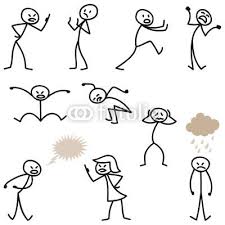 Strichmannchen Wut Arger Skizze Notizen Kritzel Zeichnungen Strichzeichnung