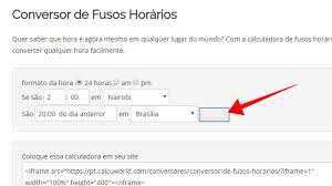 Durante a primeira semana os treinos serão realizados no ct do palmeiras. Conversor De Horas Como Calcular Fuso Horario Utilitarios Techtudo