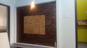 «natural stone tv units / tv walls : Red Tv Wall Unit Stone Wall Cladding Thickness 10 Mm Rs 159 Square Feet Id 22959243333