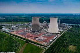 Flames rose overnight from the electrical. Out With A Bang German Nuclear Power Station S Cooling Towers Demolished In Spectacular Explosion Sound Health And Lasting Wealth