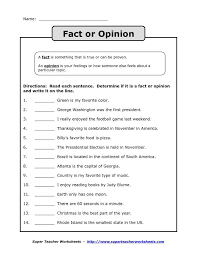 Fact Vs Opinion Worksheet Google Search Fact And Opinion Worksheet Fact And Opinion Persuasive Writing