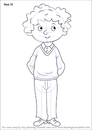 Step By Step How To Draw Perfect Peter From Horrid Henry Drawingtutorials101 Com