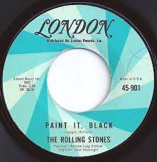 Stones Black And Blue Billboard 1 On Billboard Paint It Black Rolling Stones 1960s Music Music Memories Music Songs