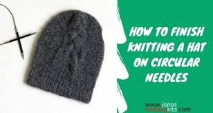 You can knit hats with just straight knitting needles, but to make them quickly, i prefer using circular needles! How To Finish Knitting A Hat On Circular Needles