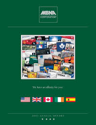 Bna europe bank limited is part of mbna corporation. Exv13