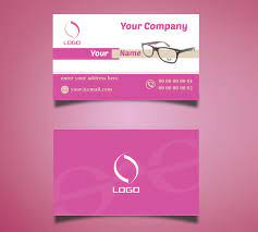 Visiting card electronic shop printasia. Optician Business Card On Behance