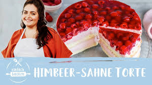 6 eier 12 el zucker 12 el öl 12 el mehl ¾ pkt. Himbeer Sahne Torte Soooo Lecker Das Beste Und Einfachste Rezept I Einfach Backen Youtube