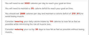 Weight Loss Calculator Calculate Calorie Deficit For Weight Goals