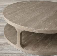 Rh 39 S Martens Round Coffee Table Inspired By Antique Furnishings From The 18th Century Our Table Ha Coffee Table Round Coffee Table Round Dining Room Table