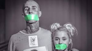 Select from premium alabama luella barker of the highest quality. Blink 182 Drummer Travis Barker And Daughter Alabama Lend Support To March Of Silence For Animal Rights