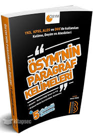 Ösym 2020 yks sonuçları 27/07/2020. Tum Sinavlar Icin Osym Nin Paragraf Kelimeleri Benim Hocam 9786052775769