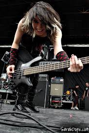 The band members are shimon (shim) moore (lead vocals, guitar), emma anzai (bass, backing vocals) and mark. Emma Anzai From Sick Puppies Sick Puppies Female Bassist Female Guitarist