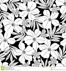 We also distribute free vectors from other artists who want to showcase their work to our visitors. Black And White Tropical Leaves Seamless Pattern Flower Design Vector Hawaiian Flower Drawing Flower Drawing