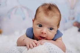 Fotinhas de 1 mês do Alan Miguel 🩵